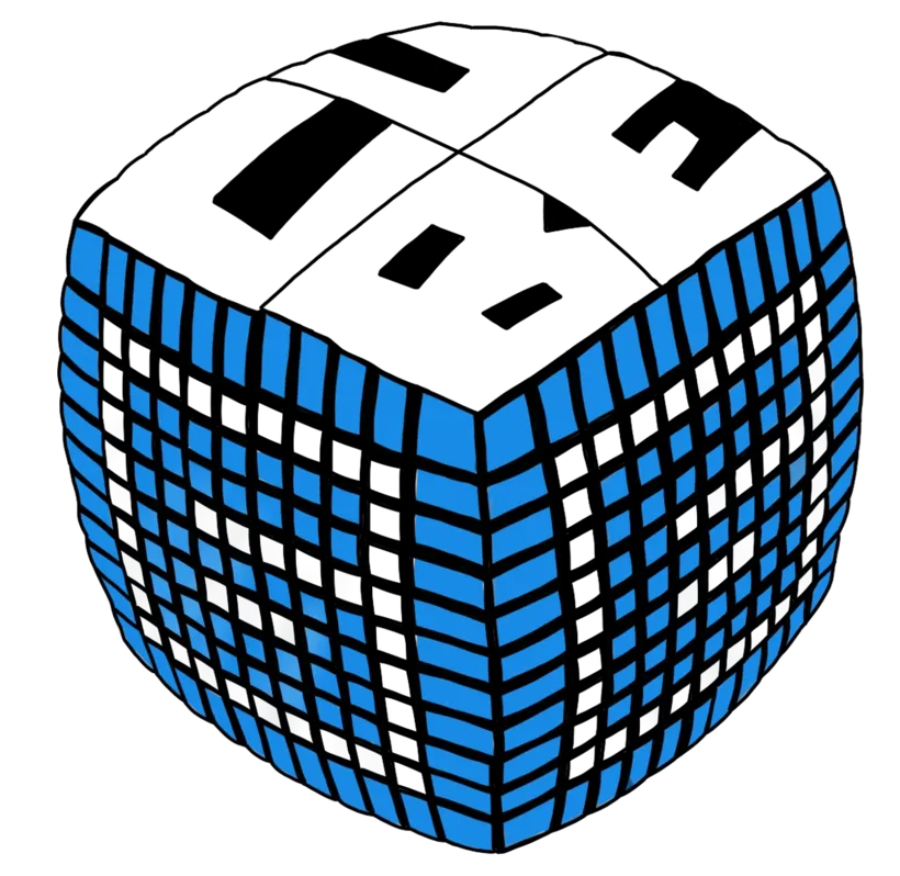 Elemento visual azul da identidade Navarro